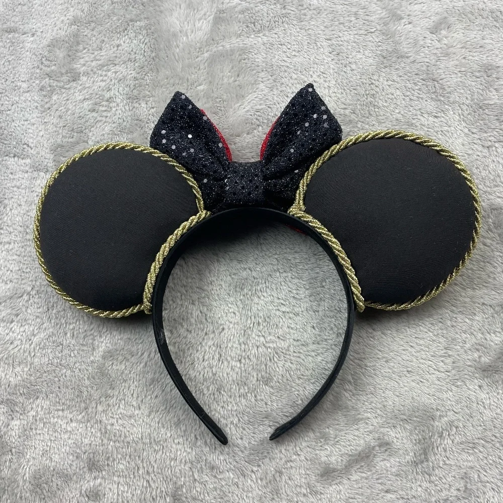 Disney Queen of Hearts Custom Made Minnie Mouse Ears Headband Adult Size - Picture 4 of 6